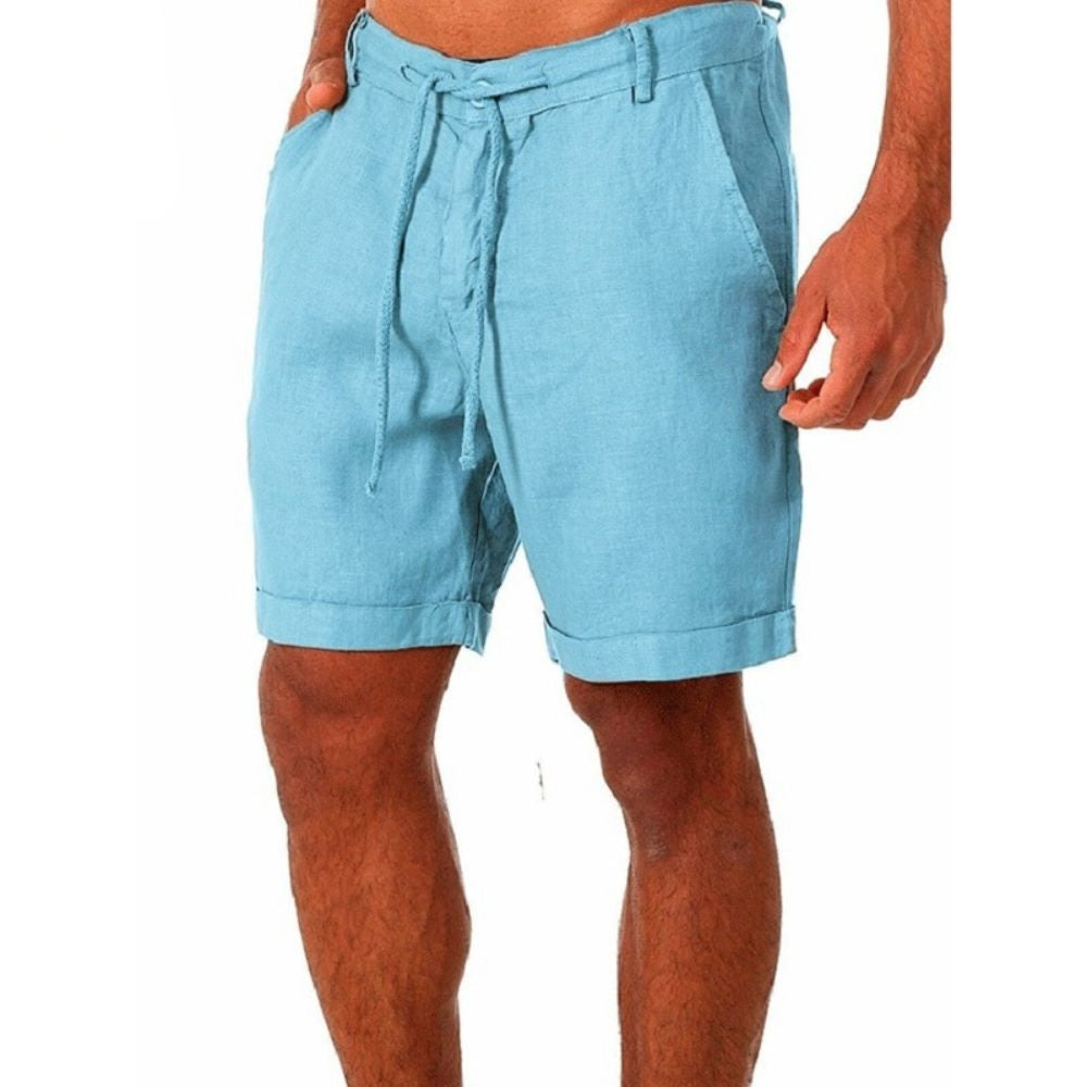 Bermuda Masculina Em Linho Canasvieiras