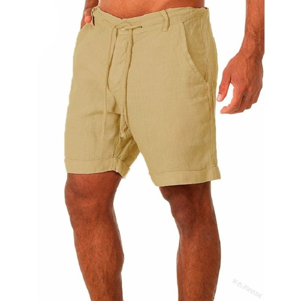 Bermuda Masculina Em Linho Canasvieiras