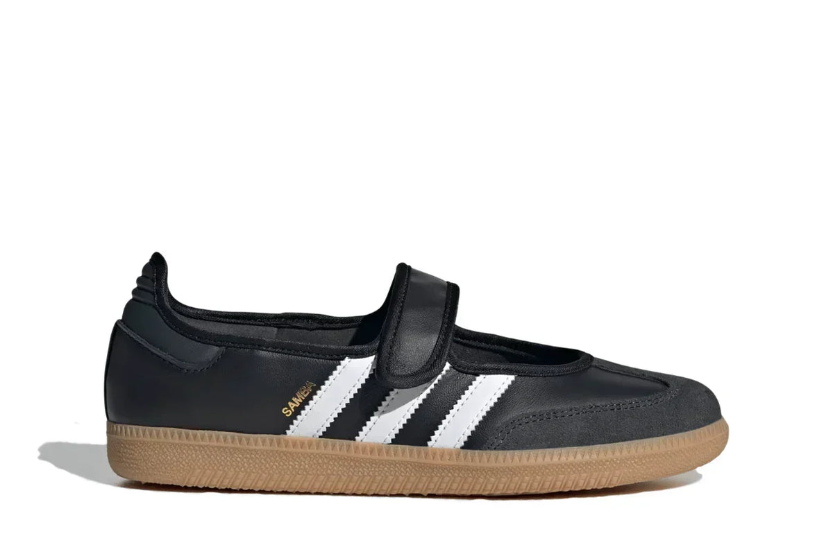 Adidas Samba Jane Black White Gum Preto
