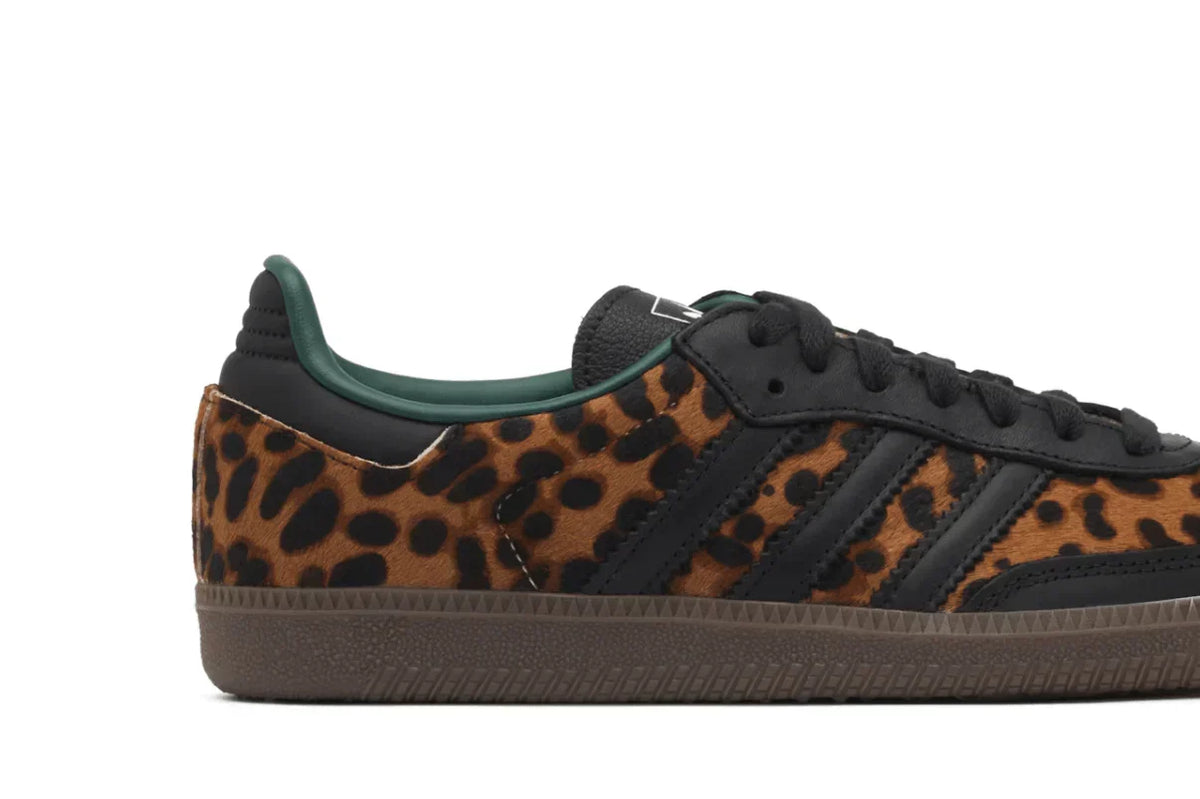 Adidas Samba Og Collegiate Green Leopard Marrom