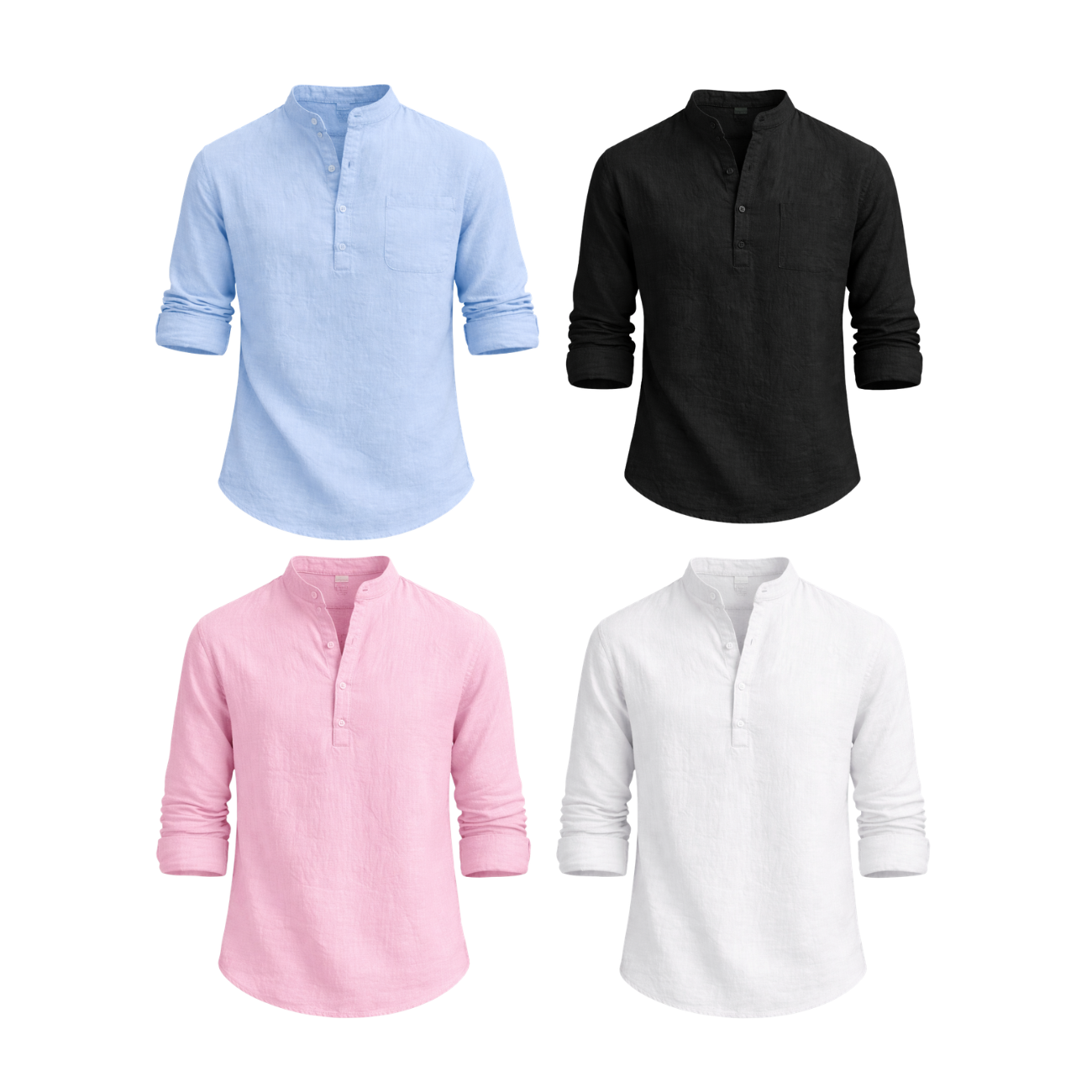 Camisa Masculina em Linho Copacabana