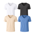 Camiseta Masculina Gola V Slim Vila Velha