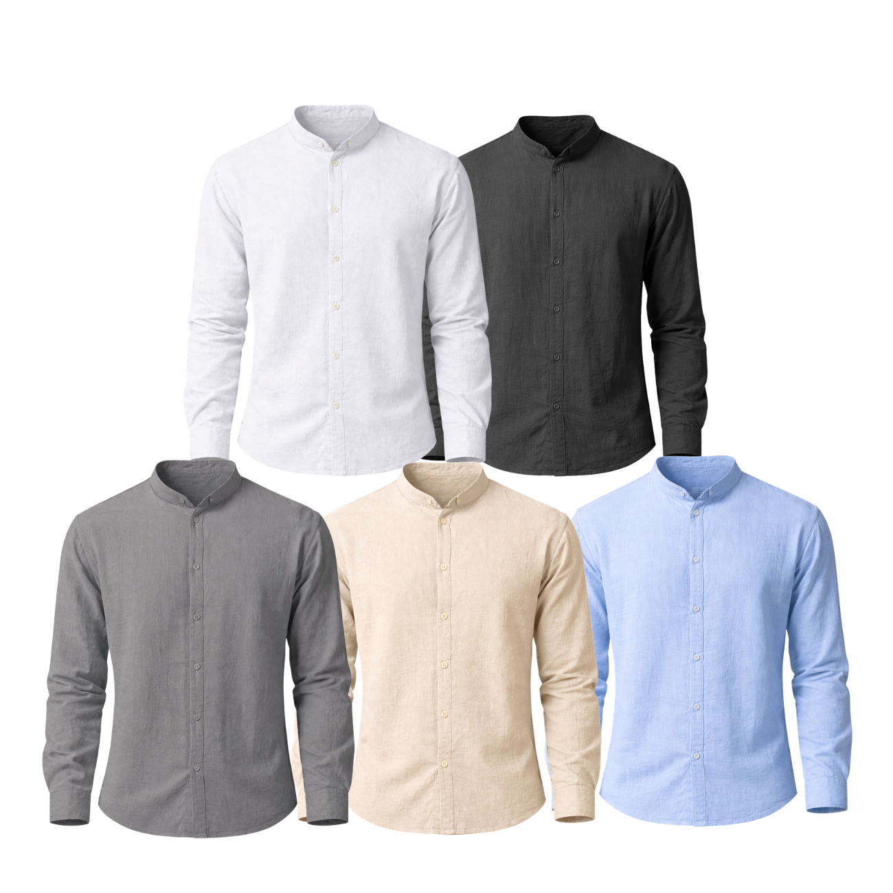 Camisa Masculina em Linho Jurerê