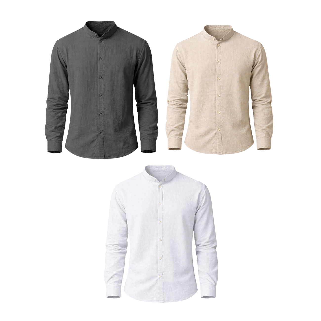 Camisa Masculina em Linho Jurerê