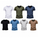Camiseta Masculina Manga Curta Gola V Florianópolis