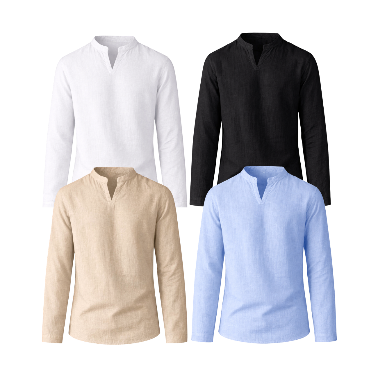 Camisa Masculina em Linho Trancoso