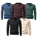 Camiseta Masculina Henley Manga Longa Siena