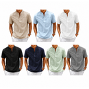 Camisa Masculina Manga Curta em Linho Noronha