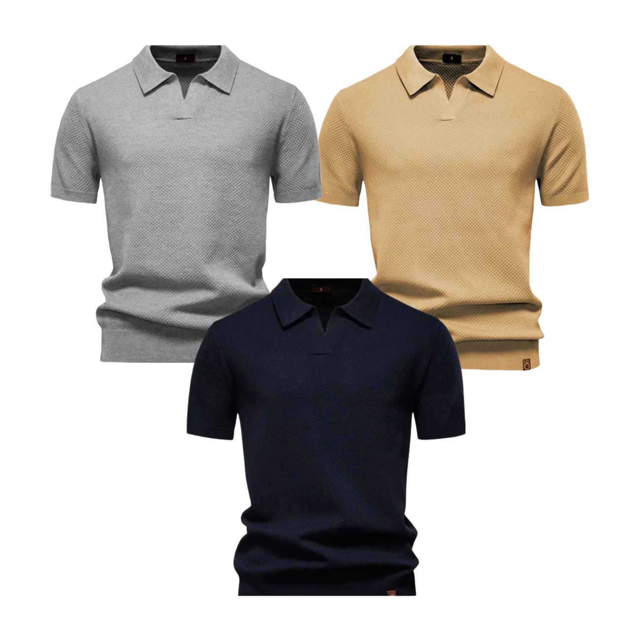 Camisa Polo Masculina Casual Tricot Chicago