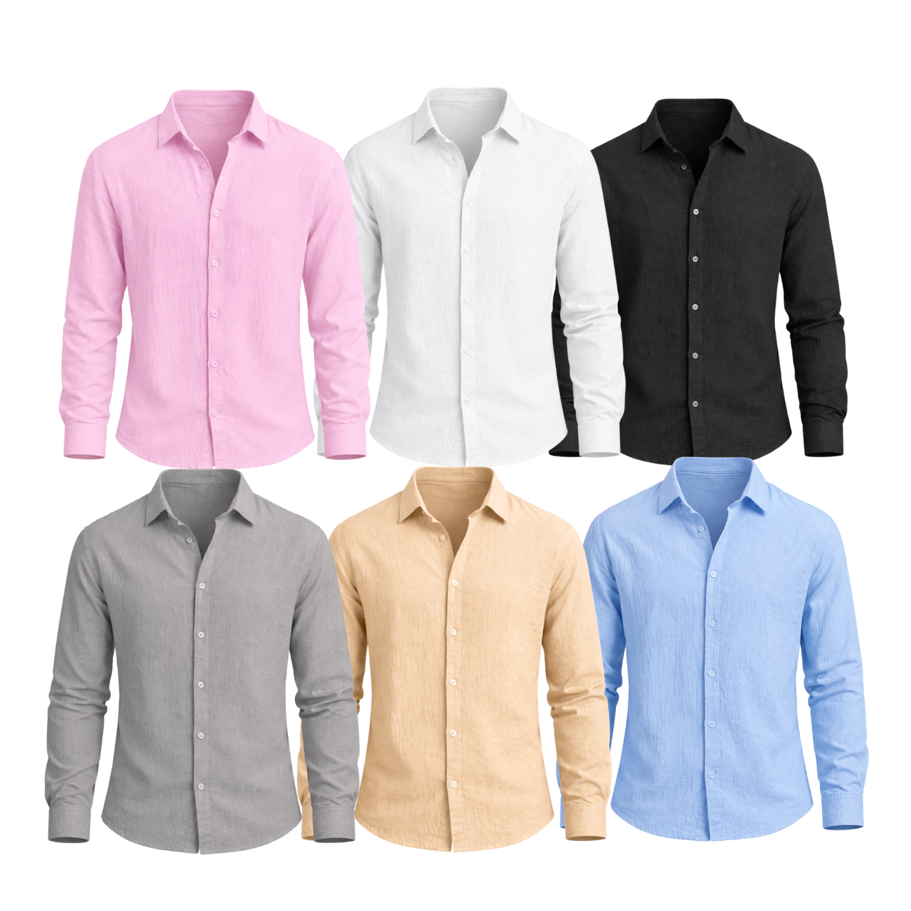 Camisa Masculina em Linho Recife