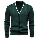 Cardigan Masculino Gola V Seattle