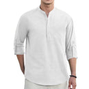 Camisa Masculina em Linho Bombinhas