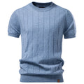 Camiseta Masculina Casual Listrada Positano