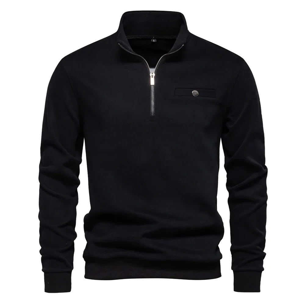 Moletom Masculino Meio Zíper Queenstown