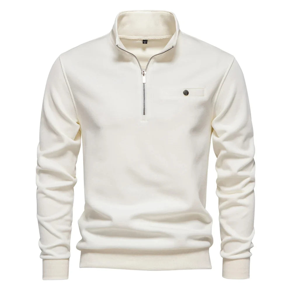 Moletom Masculino Meio Zíper Queenstown