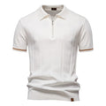 Camisa Polo Masculina Casual com Zíper Quebec
