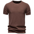 Camiseta Masculina Casual de Seda Nice