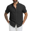 Camisa Masculina Manga Curta em Linho Guaratuba