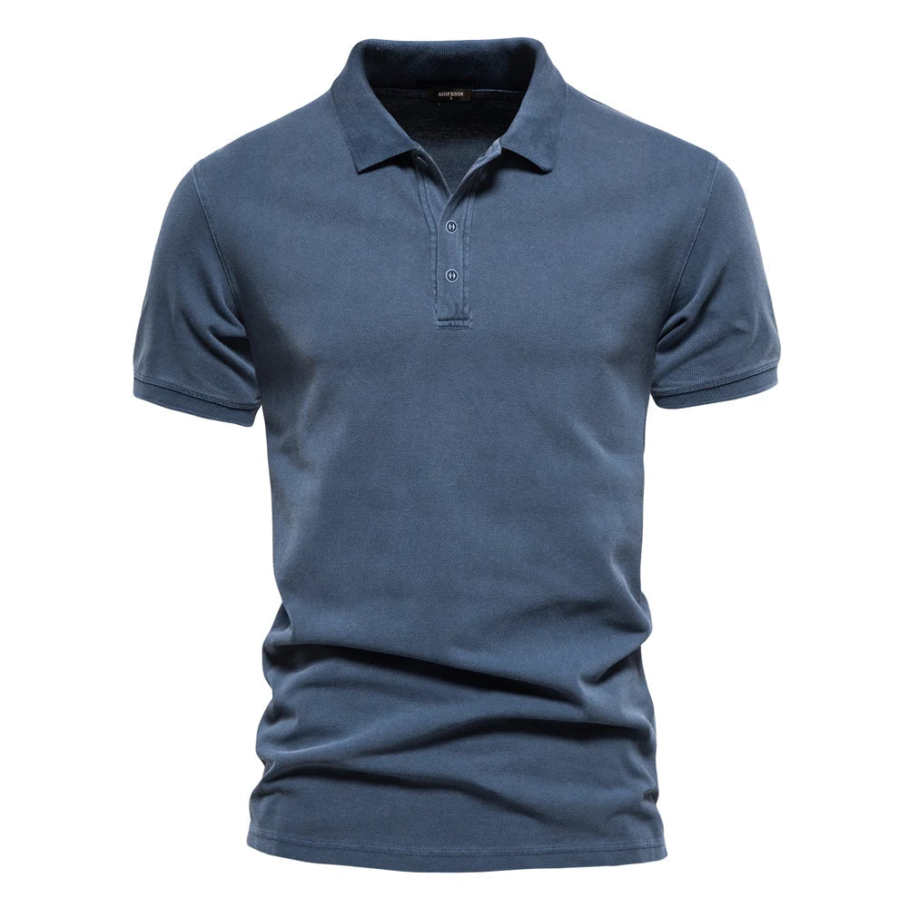 Camisa Polo Masculina de Algodão Ravello