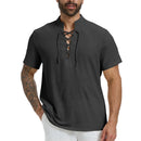 Camisa Masculina Manga Curta em Linho Peruíbe