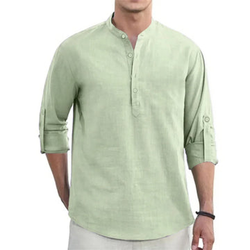 Camisa Masculina em Linho Bombinhas
