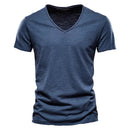 Camiseta Masculina Manga Curta Gola V Florianópolis