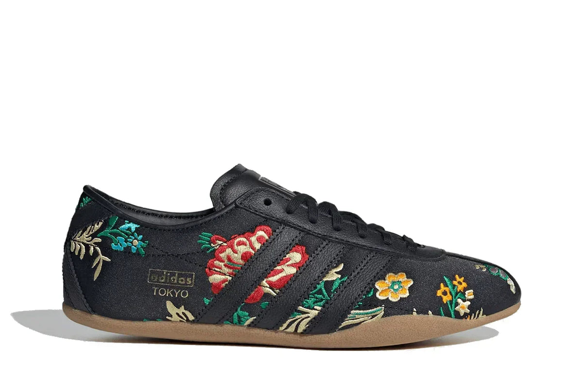 Adidas Tokyo Black Floral Embroidery