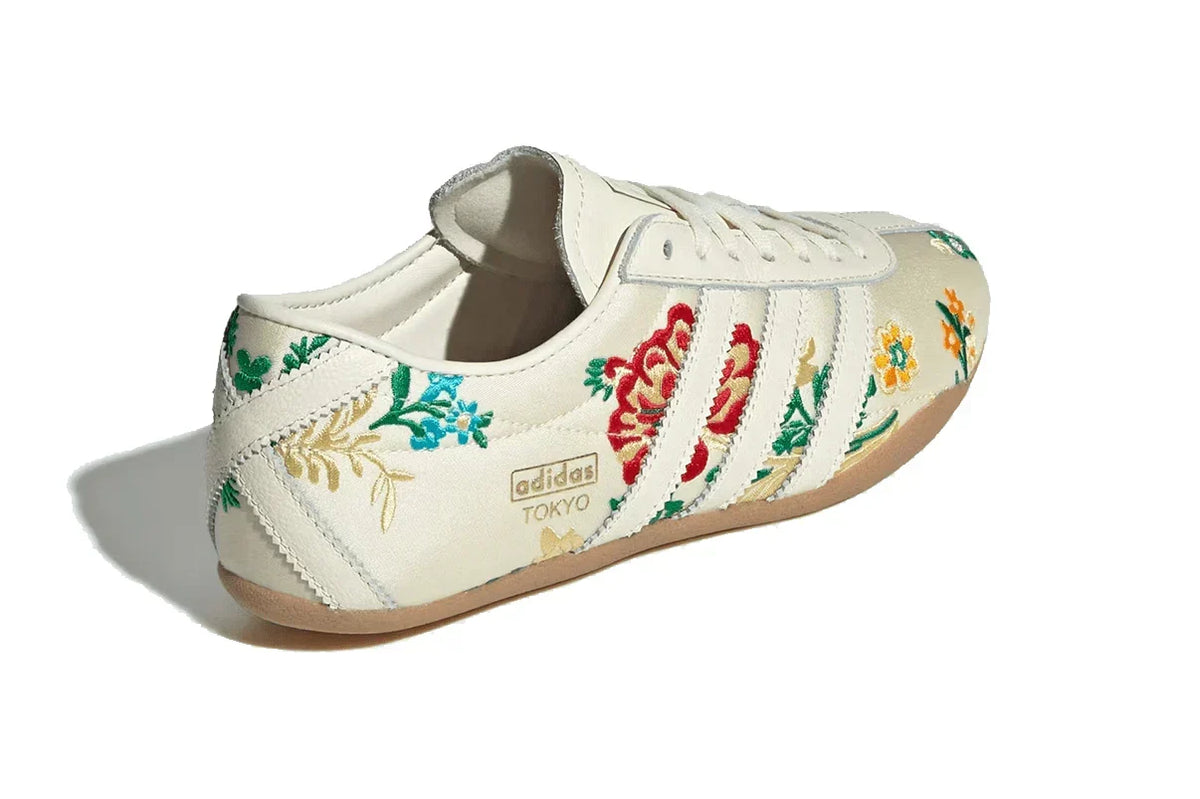 Adidas Tokyo Crew White Floral Embroidery
