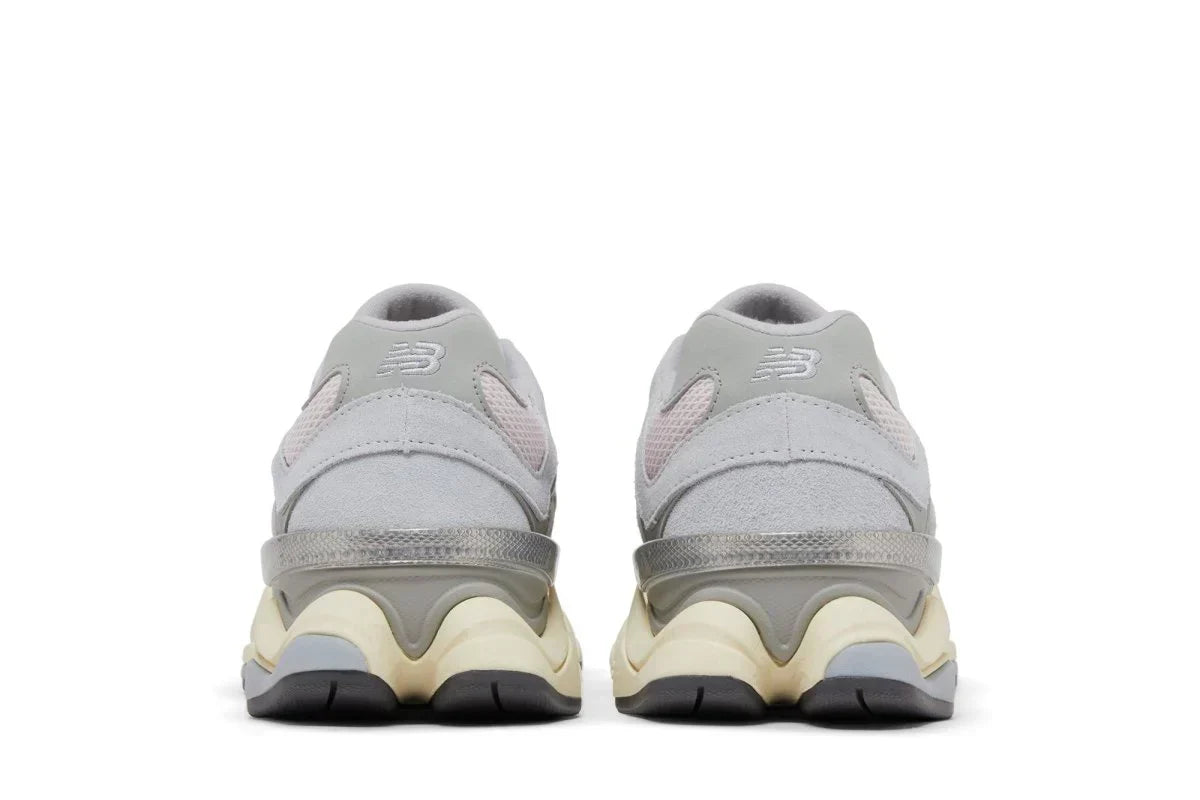 New Balance 9060 Pink Granite Silver Metallic Silver Cinza