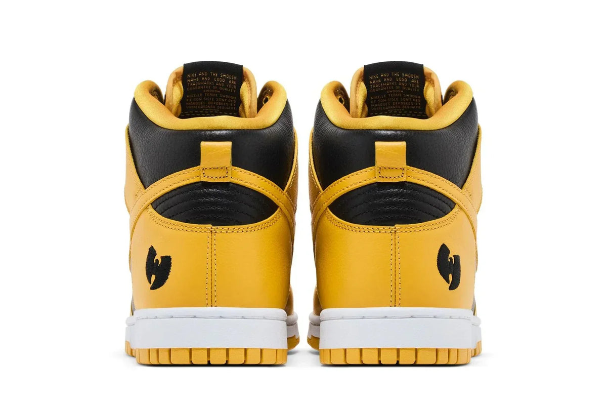 Nike Dunk High x Wu Tang Clan Black and Pollen Amarelo