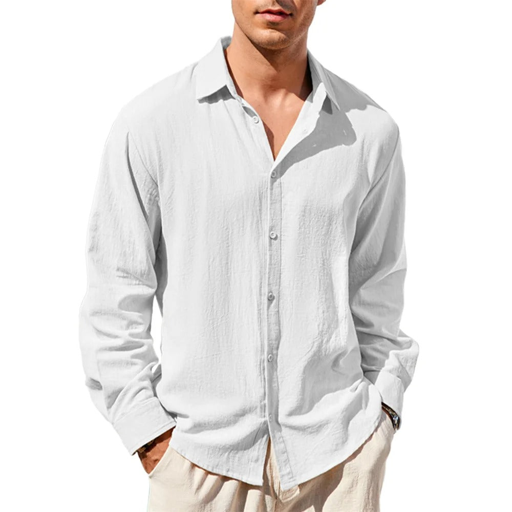 Camisa Masculina em Linho Recife