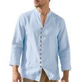 Camisa Masculina em Linho Retrô Garopaba