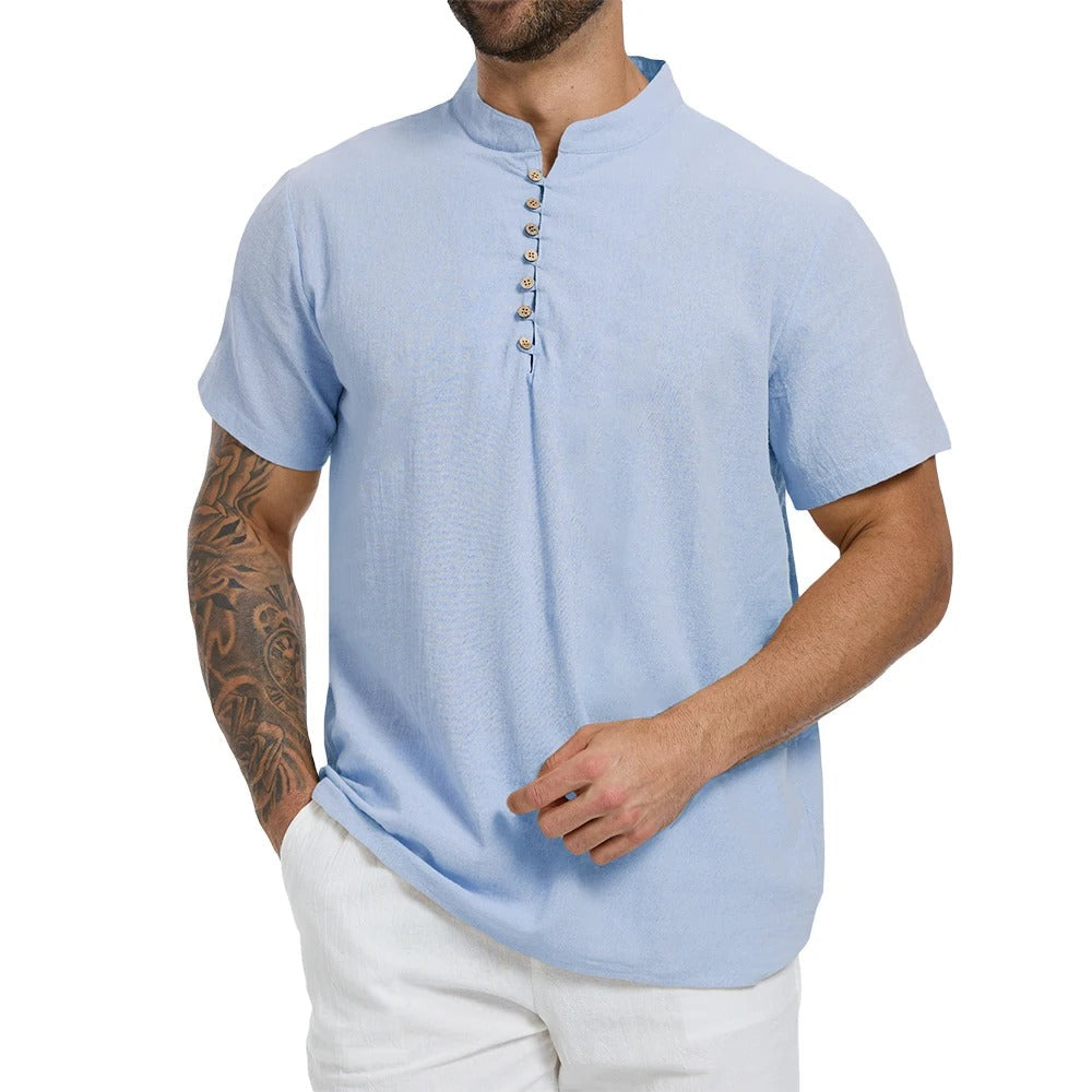 Camisa Masculina em Linho Maragogi