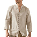 Camisa Masculina em Linho Retrô Garopaba