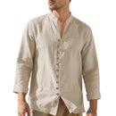 Camisa Masculina em Linho Retrô Garopaba