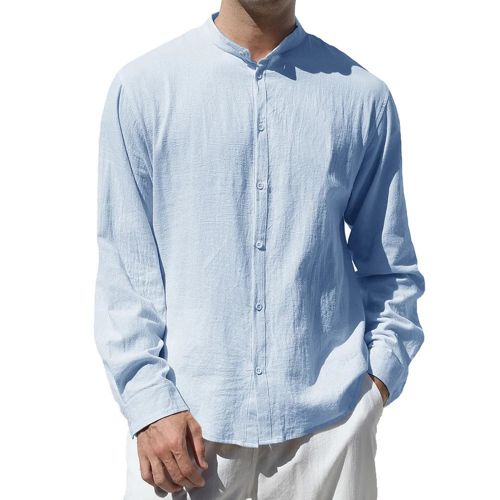 Camisa Masculina em Linho Jurerê