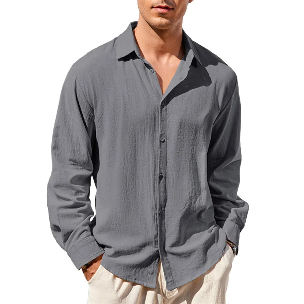 Camisa Masculina em Linho Recife