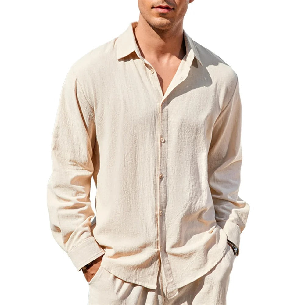 Camisa Masculina em Linho Recife