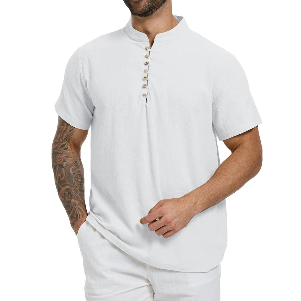 Camisa Masculina em Linho Maragogi